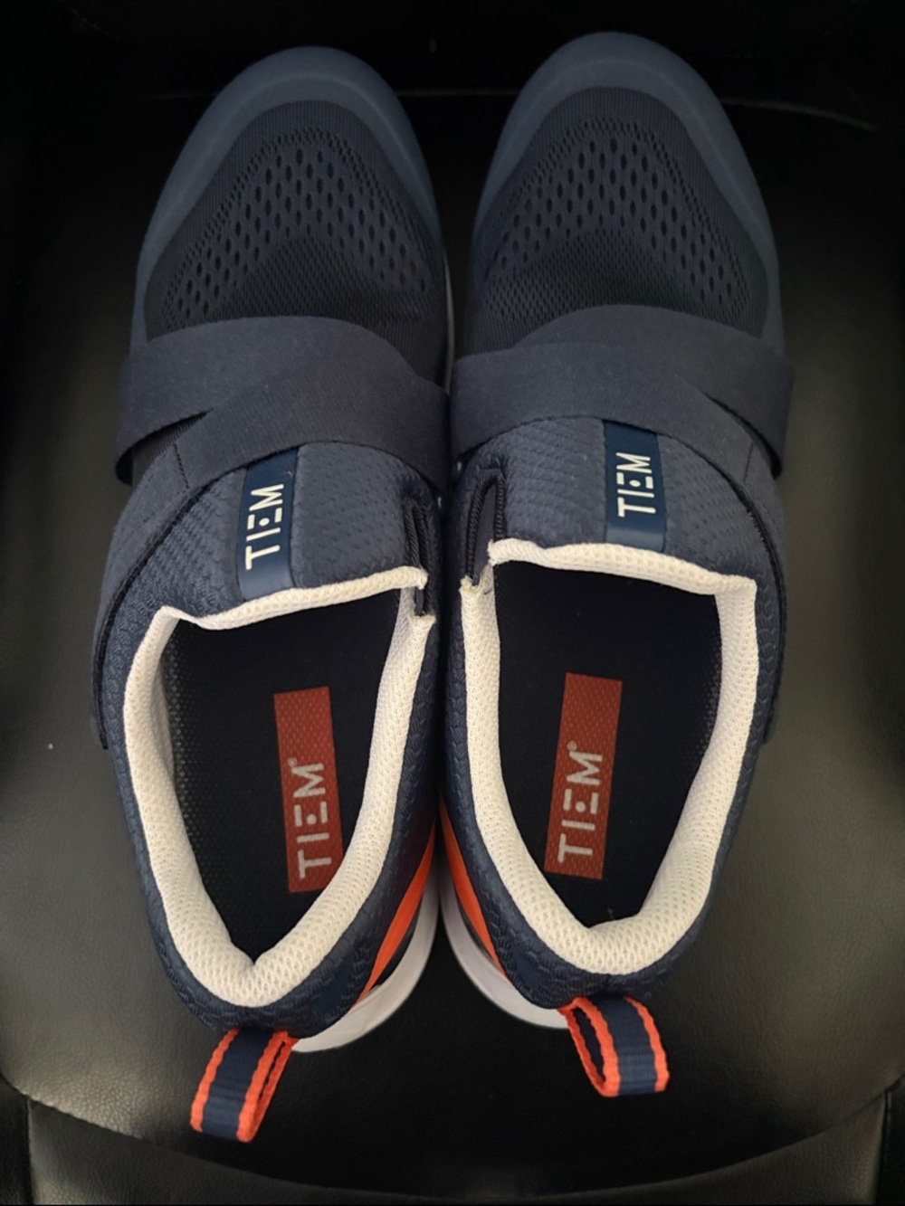 Tiem’s Indoor Cycling Navy Slip-On Men’s Sneakers